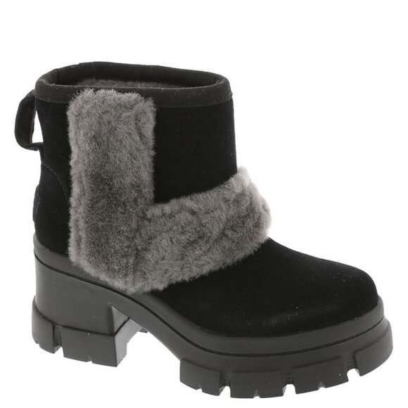 NWOB UGG Women's Brooklyn Sunburst black Boots SIZE 8.5 - Picture 1 of 7
